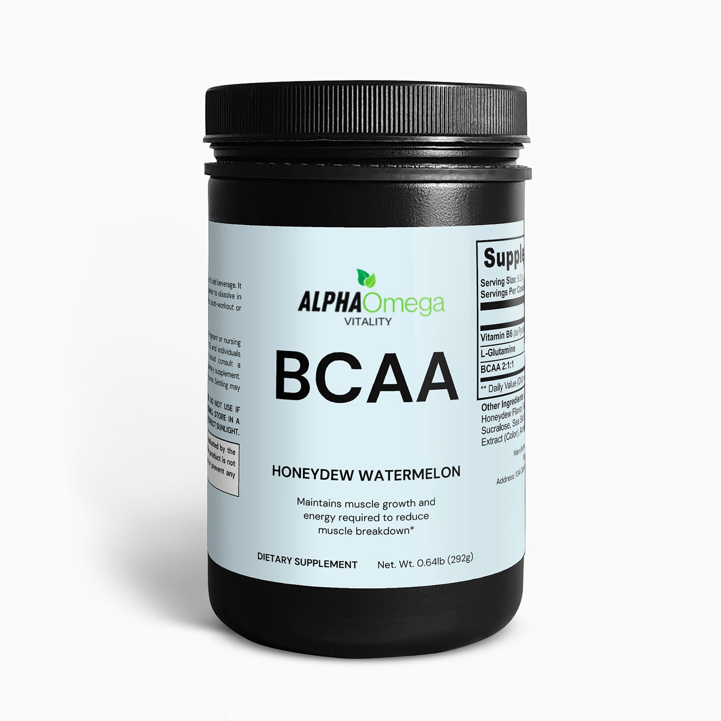 BCAA Post Workout Powder (Honeydew/Watermelon)