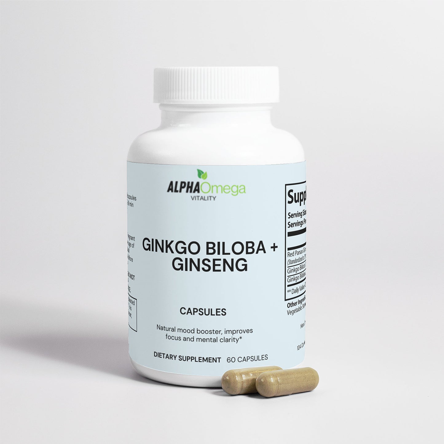 Ginkgo Biloba + Ginseng