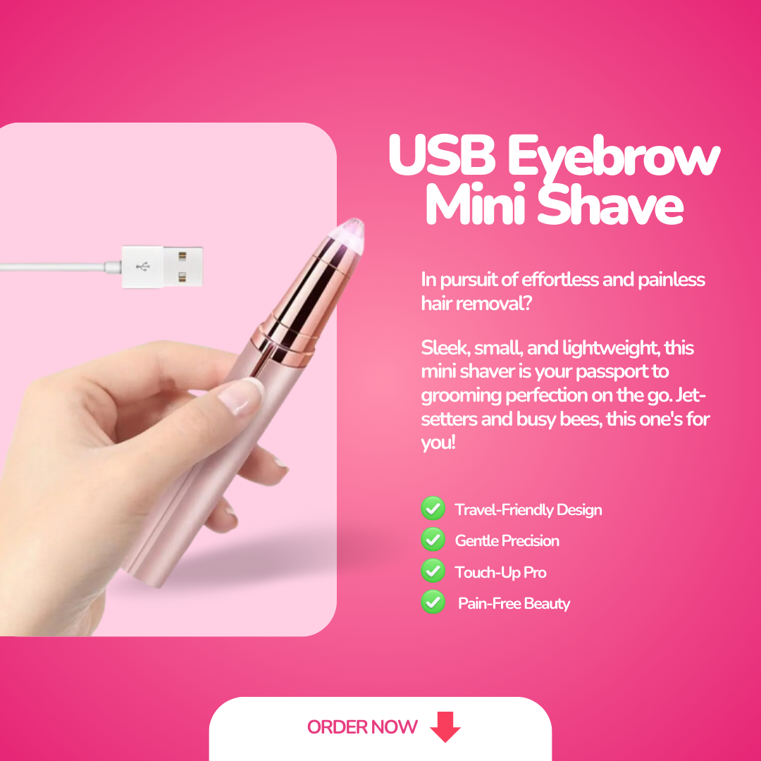 USB Eyebrow Mini Shaver