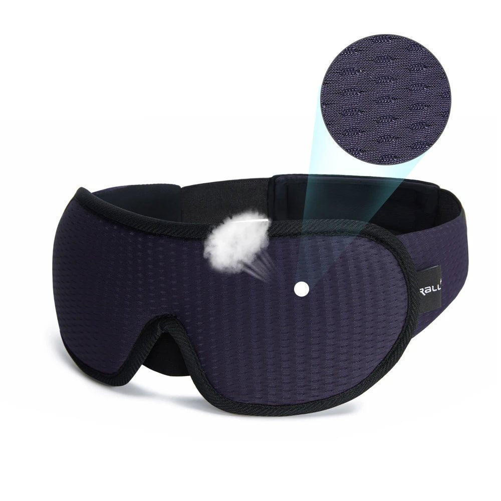 3D Sleeping Mask Block Out Light Soft Padded - Alpha Omega Vitality