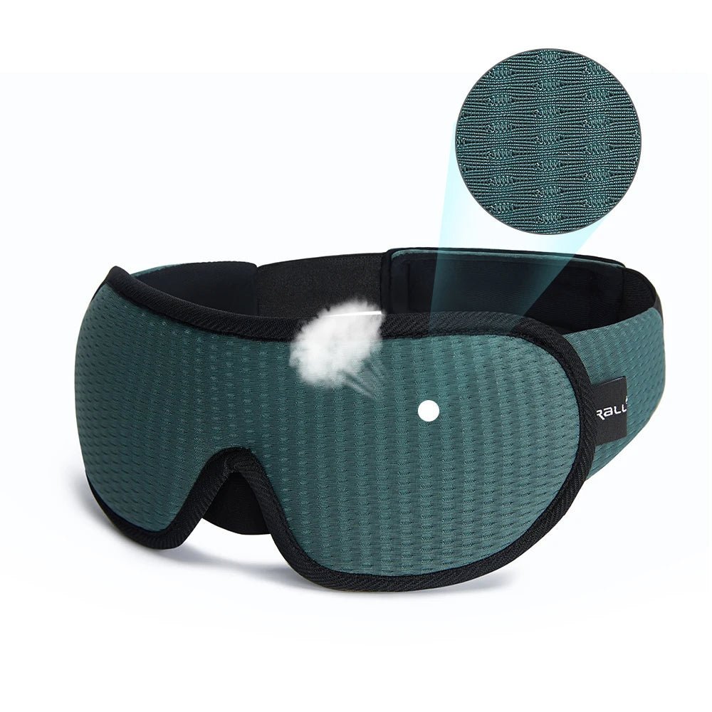 3D Sleeping Mask Block Out Light Soft Padded - Alpha Omega Vitality