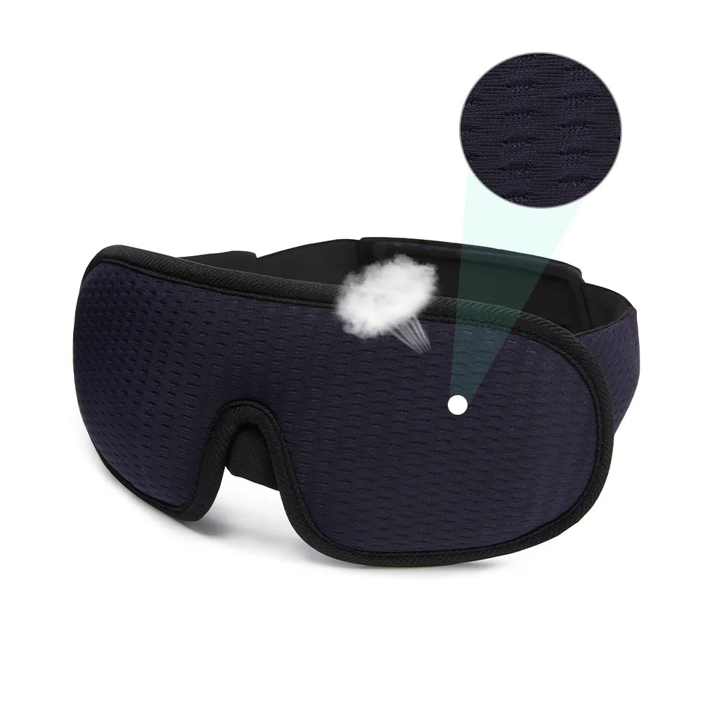 3D Sleeping Mask Block Out Light Soft Padded - Alpha Omega Vitality