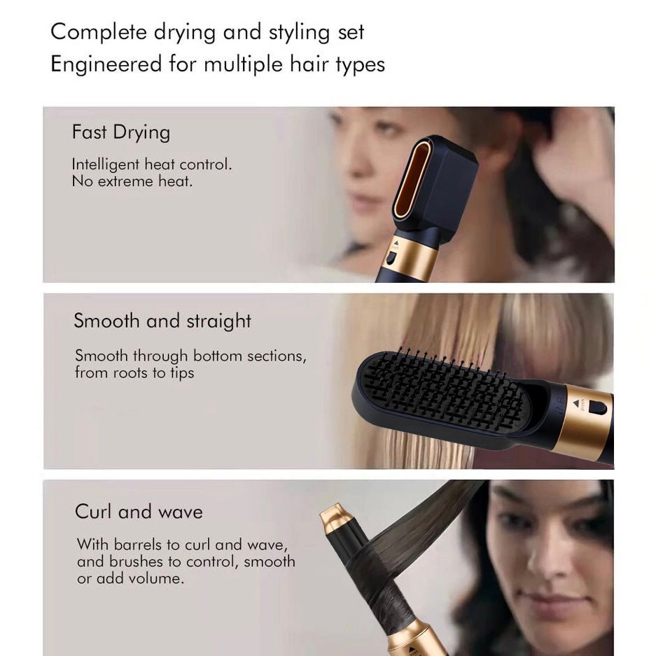 5 in 1 Multi Hair Styler Coanda Effect - Alpha Omega Vitality