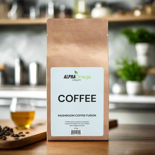 Mushroom Coffee Fusion - Lion’s Mane & Chaga 4oz