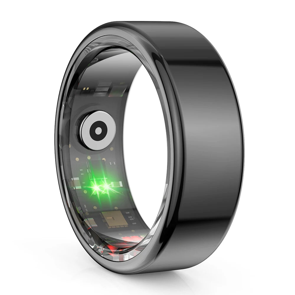 COLMI R02 Smart Ring Military Grade Titanium Steel Shell Health Monitoring IP68 & 3ATM Waterproof Multi-sport Modes