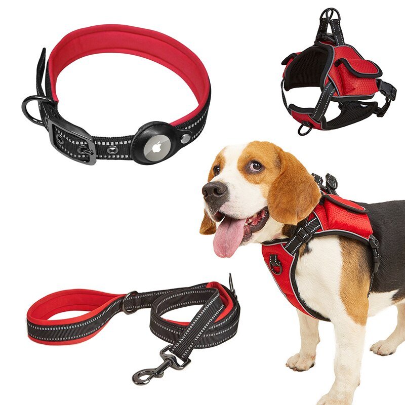 Airtag Pet Harness Vest Set - Alpha Omega Vitality