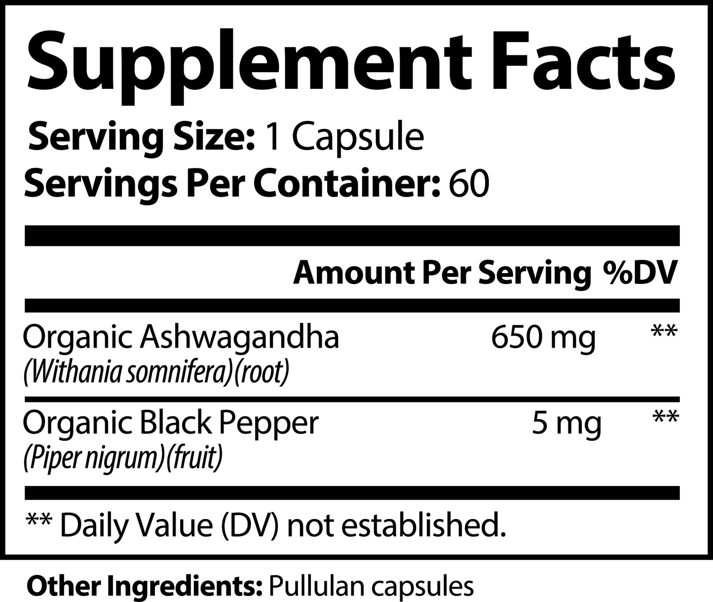 Ashwagandha - Alpha Omega Vitality