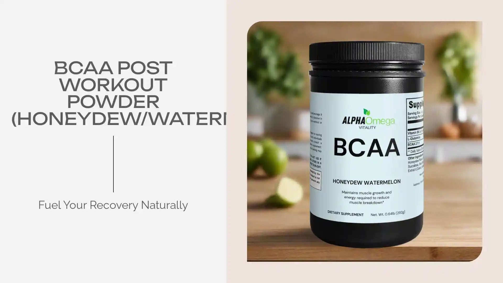 BCAA Post Workout Powder (Honeydew/Watermelon) by@Outfy